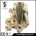 2014 hot selling feather printed head scarf